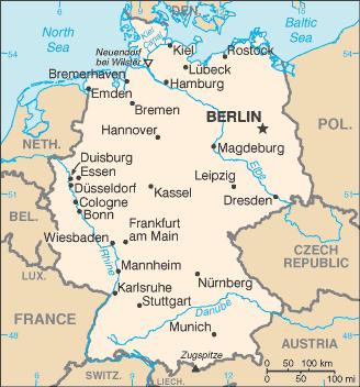 Germany - Carte