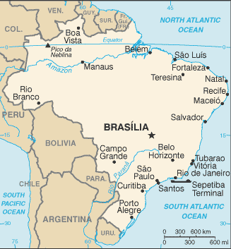 Brazil - Carte
